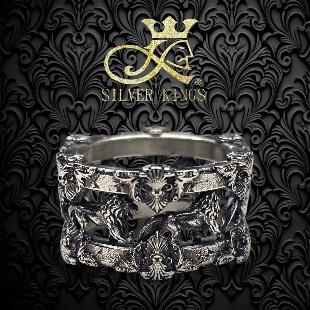 【萬獸加冕｜巴洛克獵獅戒】 (Baroque Crown: The Hunt of Lions Ring)