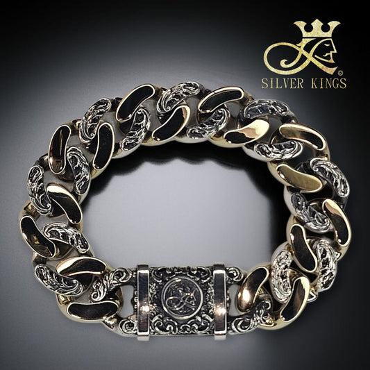 Silver & Brass Classic Bracelet