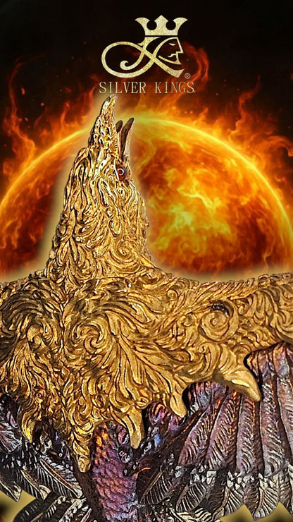 Rainbow Crow Necklace