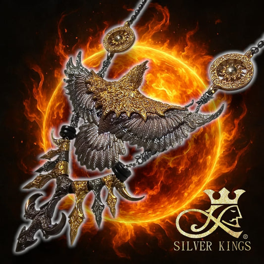 Rainbow Crow Necklace Set