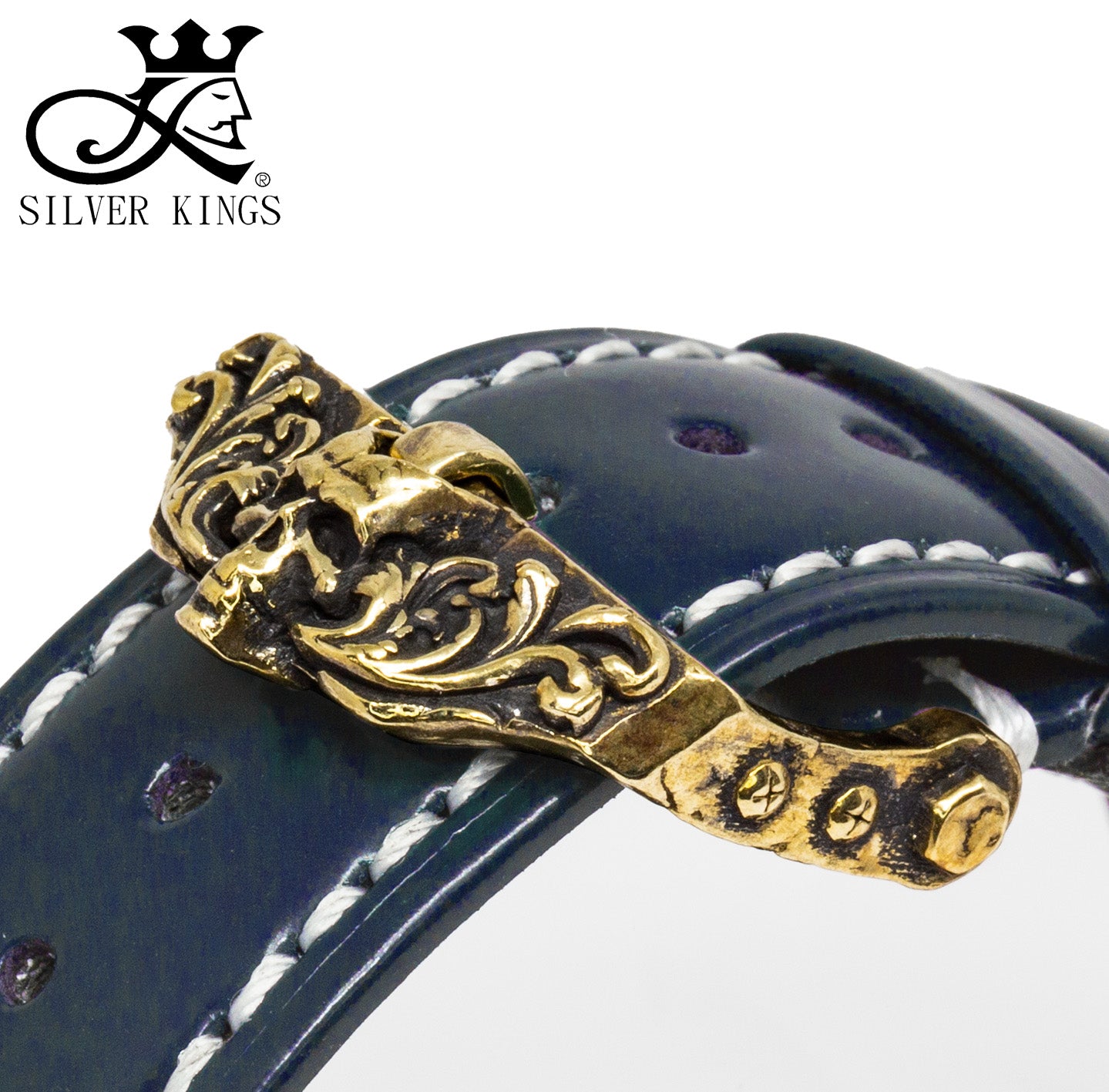 Genuine Leather strap Brass buckle